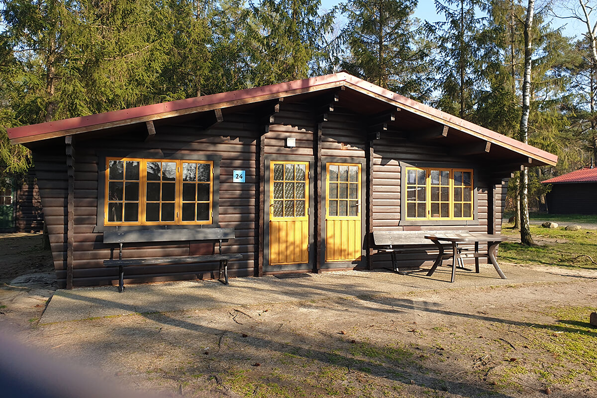 Außenansicht Blockhaus