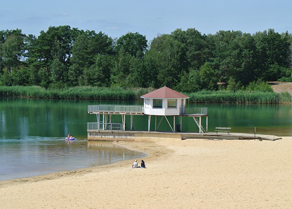 Badehaus am Bernsteinsee