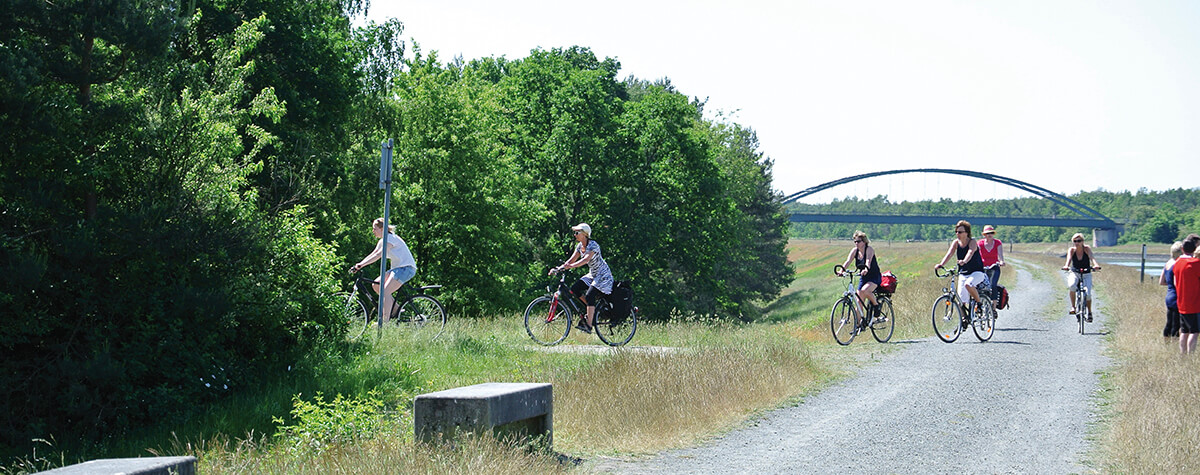 Fahrradfahren Bernsteinsee